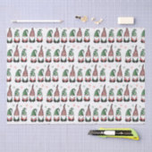 Papier Mousseline Motif des Gnomes de Noël (Artisanat)