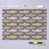 Papier Mousseline Motif des leurres de pêche aérienne (Artisanat)