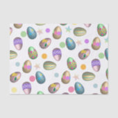 Papier Mousseline Motif des oeufs de Pâques (Recto)