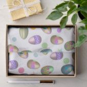 Papier Mousseline Motif des oeufs de Pâques (Cadeau)