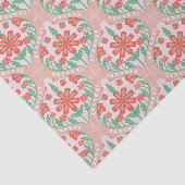 Papier Mousseline Motif des ornements de Noël festifs (Détail)