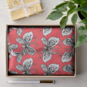 Papier Mousseline Motif des papillons de Doodle (Cadeau)