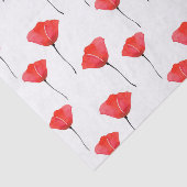 Papier Mousseline Motif des pépites d'aquarelle rouge (Détail)