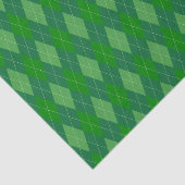 Papier Mousseline Motif des tons verts, papier de fond Jacquard (Détail)