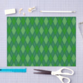 Papier Mousseline Motif des tons verts, papier de fond Jacquard (Artisanat)