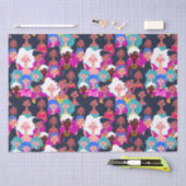 Papier Mousseline Motif des visages des femmes multiculturelles (Artisanat)