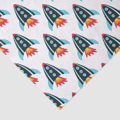 Papier Mousseline Motif d'espace Rocket Kids (Détail)