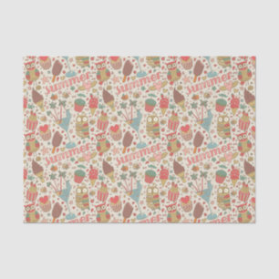 Papier Mousseline Motif D'Été Avec Glace