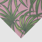 Papier Mousseline Motif d'été feuille exotique tropical (Détail)