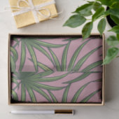 Papier Mousseline Motif d'été feuille exotique tropical (Cadeau)