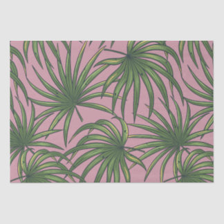 Papier Mousseline Motif d'été feuille exotique tropical