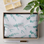 Papier Mousseline Motif d'eucalyptus (Cadeau)