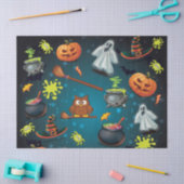 Papier Mousseline Motif d'Halloween (Artisanat)