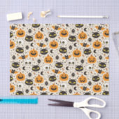 Papier Mousseline Motif d'Halloween rétro (Artisanat)