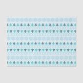 Papier Mousseline Motif d'hiver (Recto)