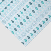 Papier Mousseline Motif d'hiver (Détail)