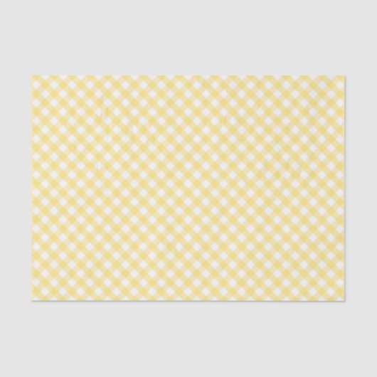 Papier Mousseline Motif diagonal jaune de guingan (Recto)