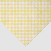 Papier Mousseline Motif diagonal jaune de guingan (Détail)