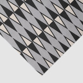 Papier Mousseline Motif diamant moderne du milieu du siècle (Détail)