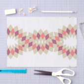 Papier Mousseline Motif Diamond Swirl (Artisanat)