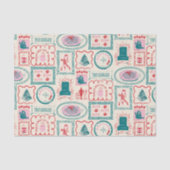 Papier Mousseline Motif d'icône Elf Holiday (Recto)