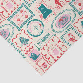 Papier Mousseline Motif d'icône Elf Holiday (Détail)