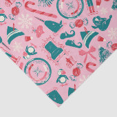 Papier Mousseline Motif d'icône encadrée Elf Holiday (Détail)