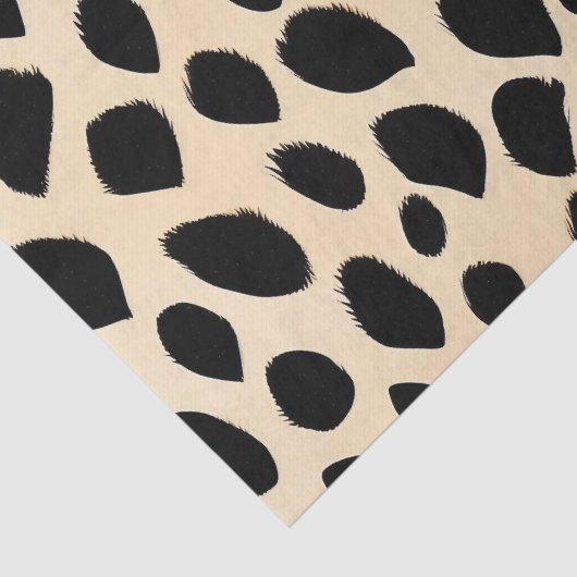 Papier Mousseline Motif d'impression Cheetah (Détail)