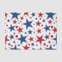 Motif d'impression d'étoiles rouges, blanches et
