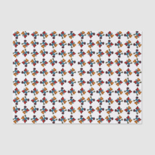 Papier Mousseline Motif d'impression Kaleidoscope Abstrait