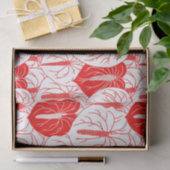 Papier Mousseline Motif d'impression moderne Hawaiian Anthurium (Cadeau)