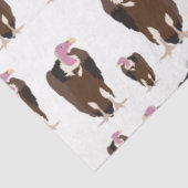 Papier Mousseline Motif d'oiseaux vautours (Détail)