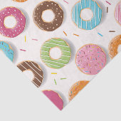Papier Mousseline Motif Donuts (Détail)