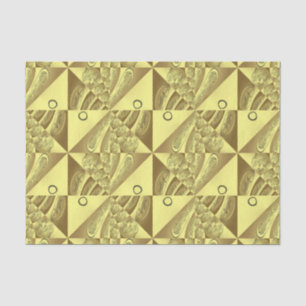 Papier Mousseline Motif d'or