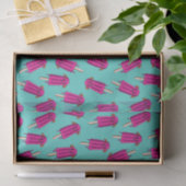 Papier Mousseline Motif drôle | Pupsicle de calembour de chien (Cadeau)