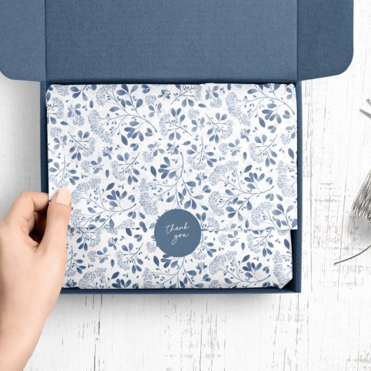 Papier Mousseline Motif du bouquet d'hiver