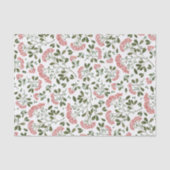 Papier Mousseline Motif du bouquet d'hiver (Recto)