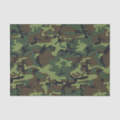 Papier Mousseline Motif du Camouflage Vert, Motif militaire, Armée (Recto)