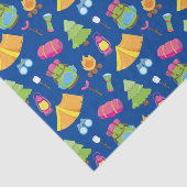 Papier Mousseline Motif du camp d'été (Détail)