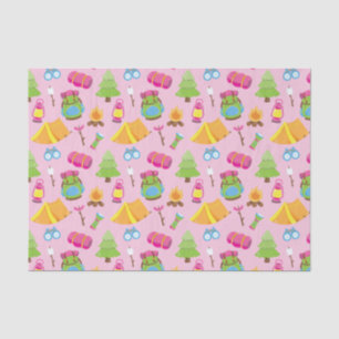 Papier Mousseline Motif du camp d'été