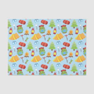 Papier Mousseline Motif du camp d'été