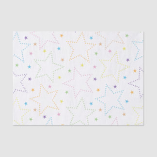 Papier Mousseline Motif du ciel de nuit étoilé