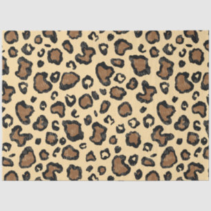 Papier Mousseline motif du désert, motif léopard