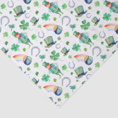 Papier Mousseline Motif du jour de St Patrick d'aquarelle (Détail)