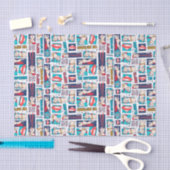 Papier Mousseline Motif du panneau de dessin Krypto (Artisanat)