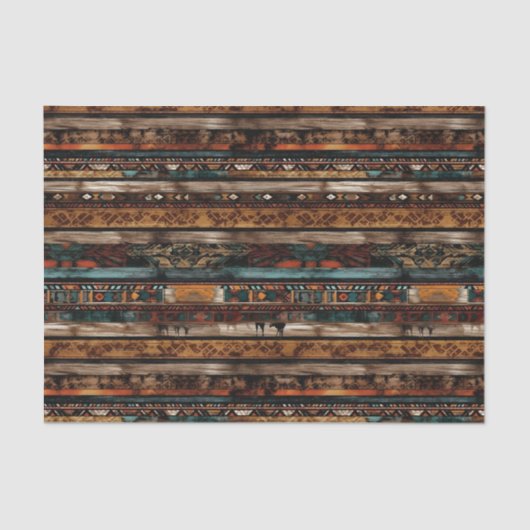 Papier Mousseline motif du parti cool occidental (Recto)