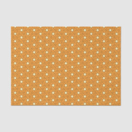 Papier Mousseline Motif égyptien vintage orange beige Triskelion