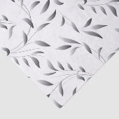 Papier Mousseline Motif élégant de feuille de saule (Détail)