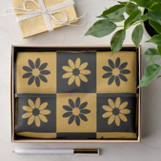 Papier Mousseline Motif élégant de mariage et d'emballage de cadeau