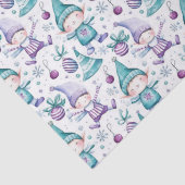 Papier Mousseline Motif elfe de Noël mignon (Détail)